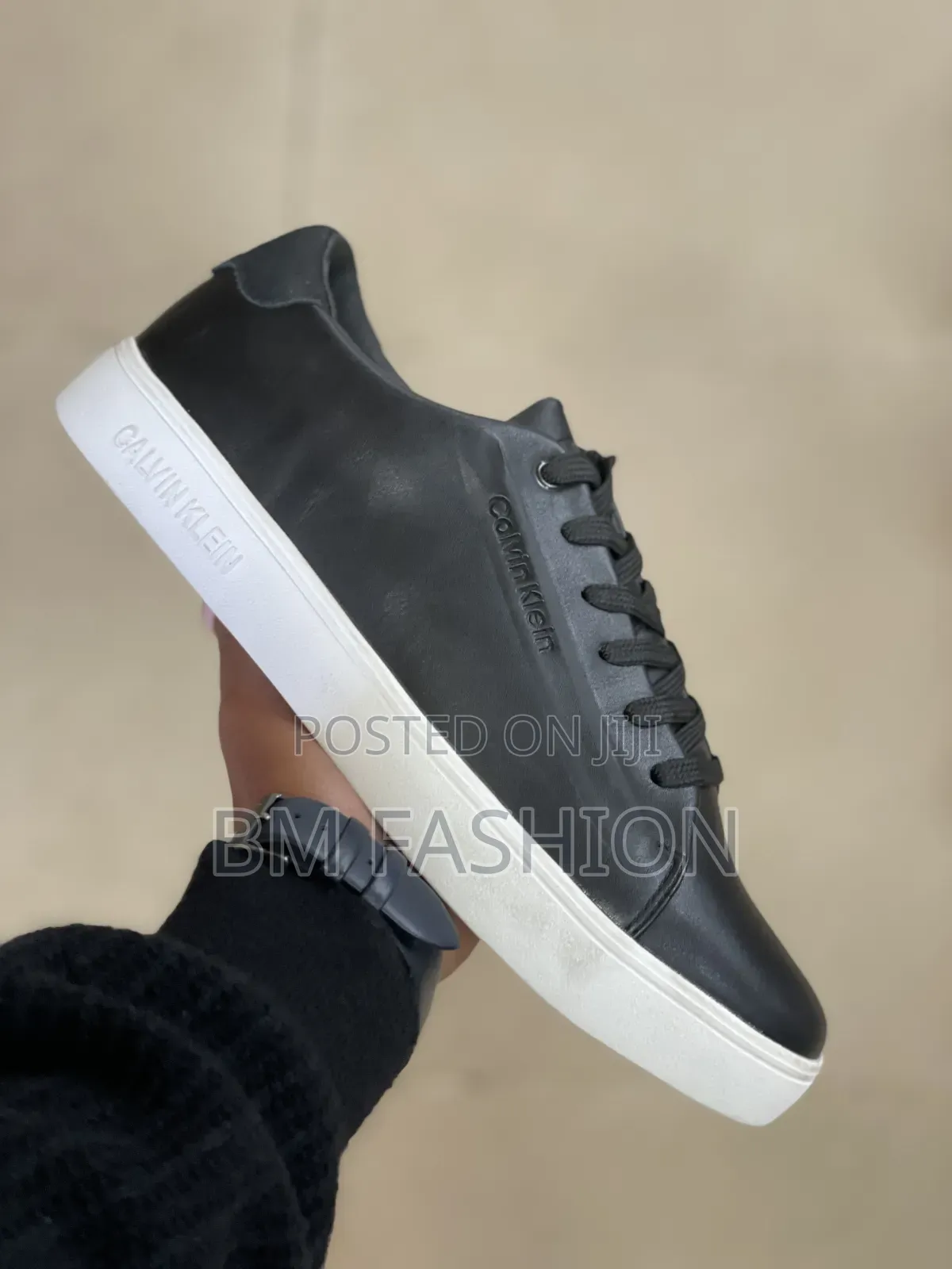 Calvin Klein Sleek Black Low-Top