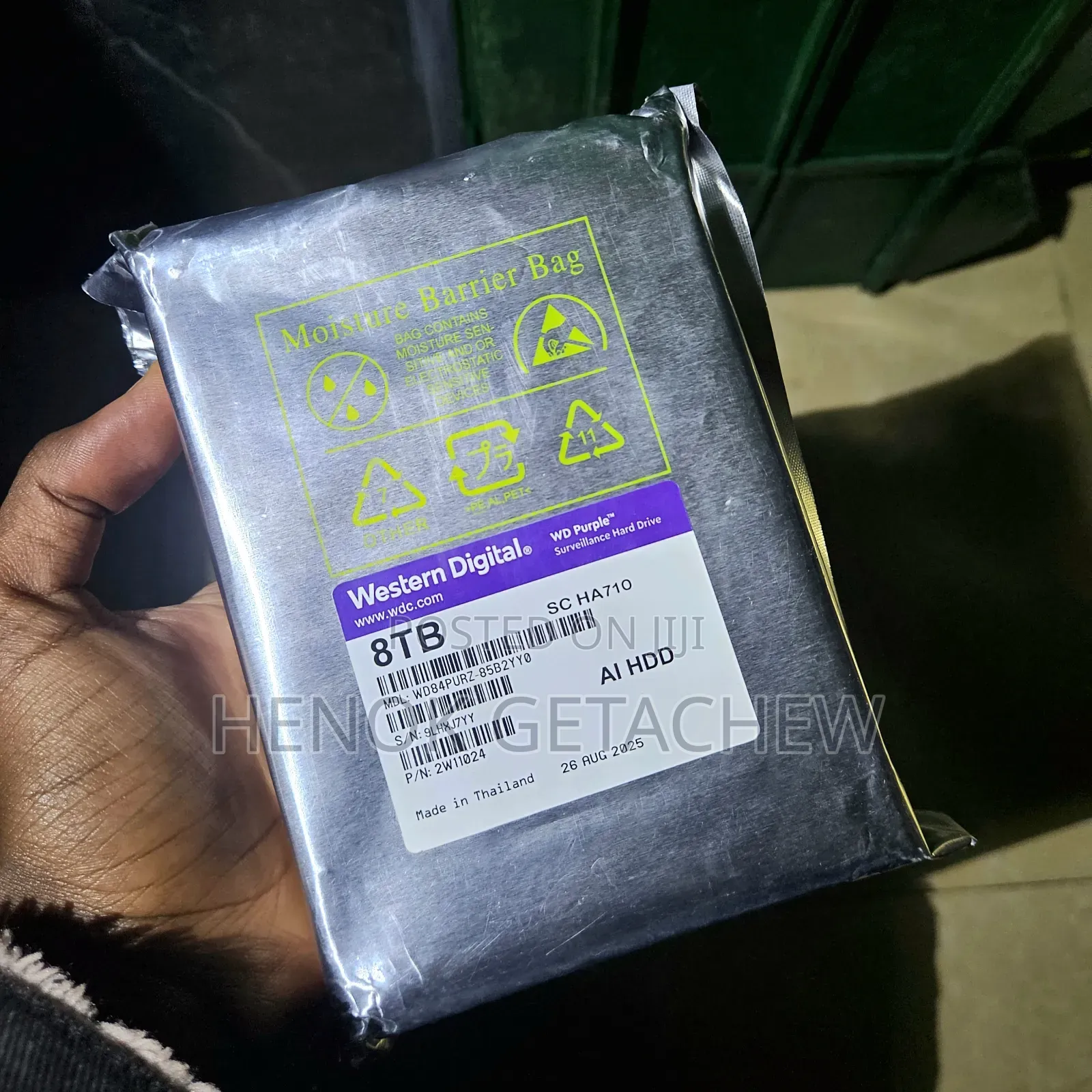 Wd Purple 8tb HDD