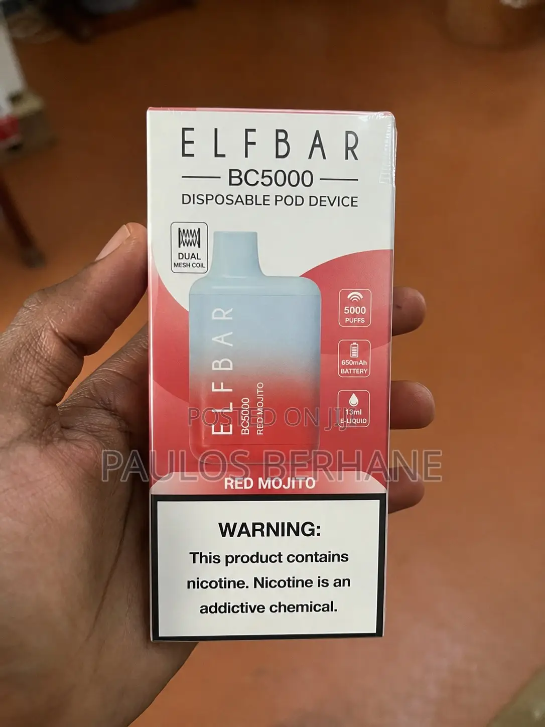 Elfbar Bc5000 Red Mojito 