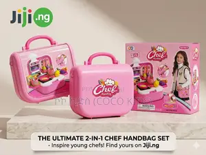 2-in-1 Chef Handbag / Role-Play Kitchen Toy.