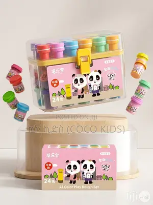 24-Color Play Dough / Creative Learning Set.
