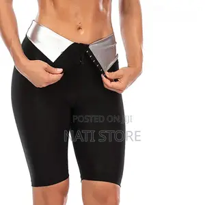 High Waist Sauna Sweat Shorts