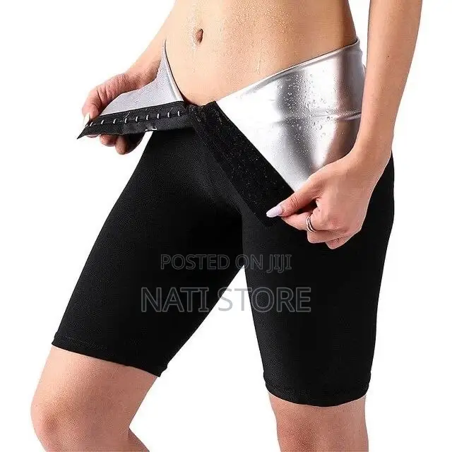 High Waist Sauna Sweat Shorts