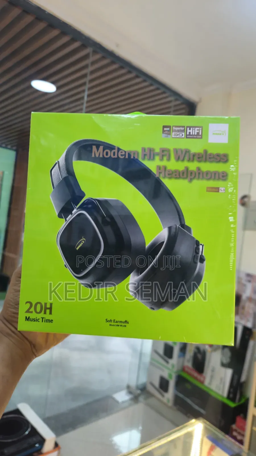 Ruggas Modern Hi-Fi Wireless Headphones