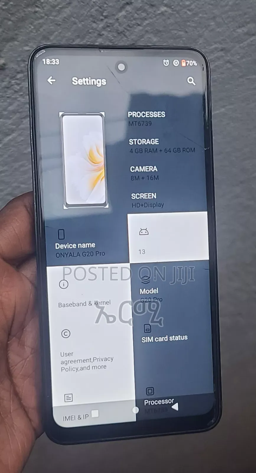 Mobile Phone 64 GB Black