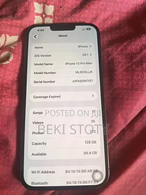 New Apple iPhone 13 Pro Max 128 GB Gray