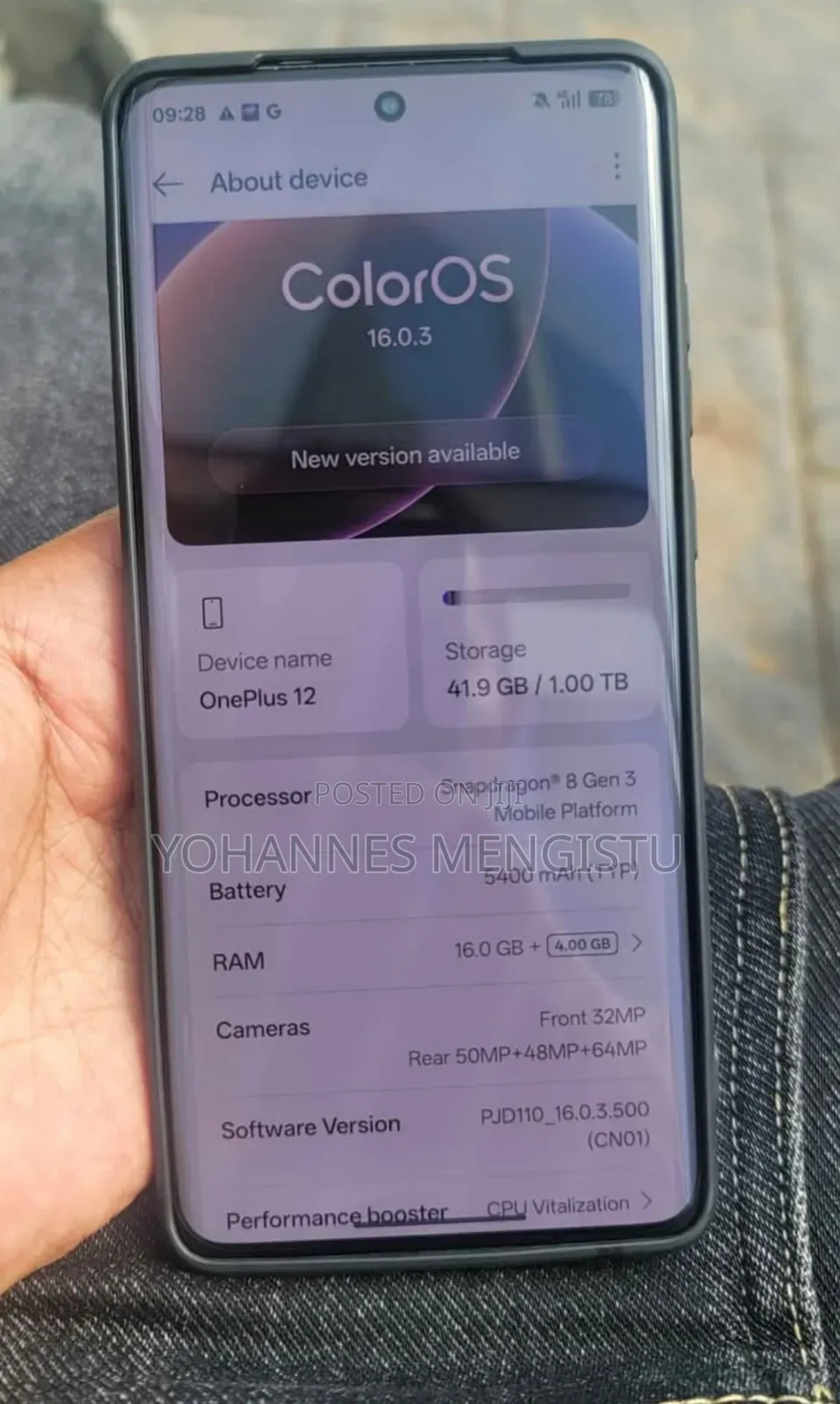 New OnePlus 12 1 TB Gray