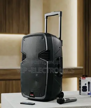 Skyomax Speaker System 12-Inch Portable 900w With Wireless Microphone