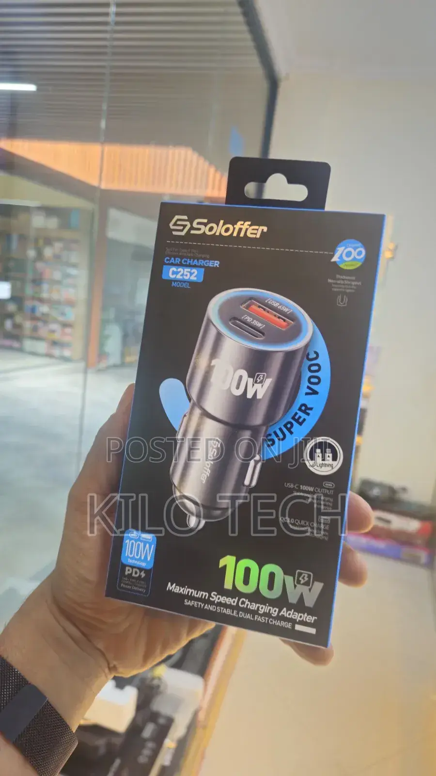 Soloffer C25 100w Super Car Charger