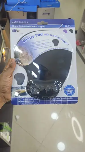 Ergonomic Mouse Pad With Gel Wrist Support (G-01)