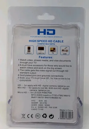 3 in 1hdmi Cable + Micro Hdmi Adapter+ Mini Hdmi Kit New