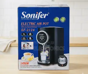 Sonifer Electric Air Pot – 5l Digital Hot Water Dispenser, 1450w