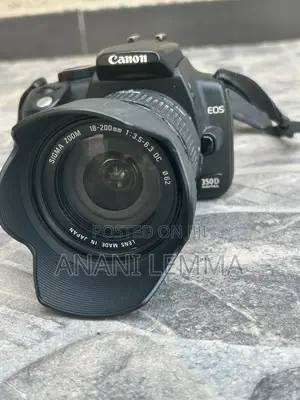 Cannon 350d With Sigma 18-200mm Lens