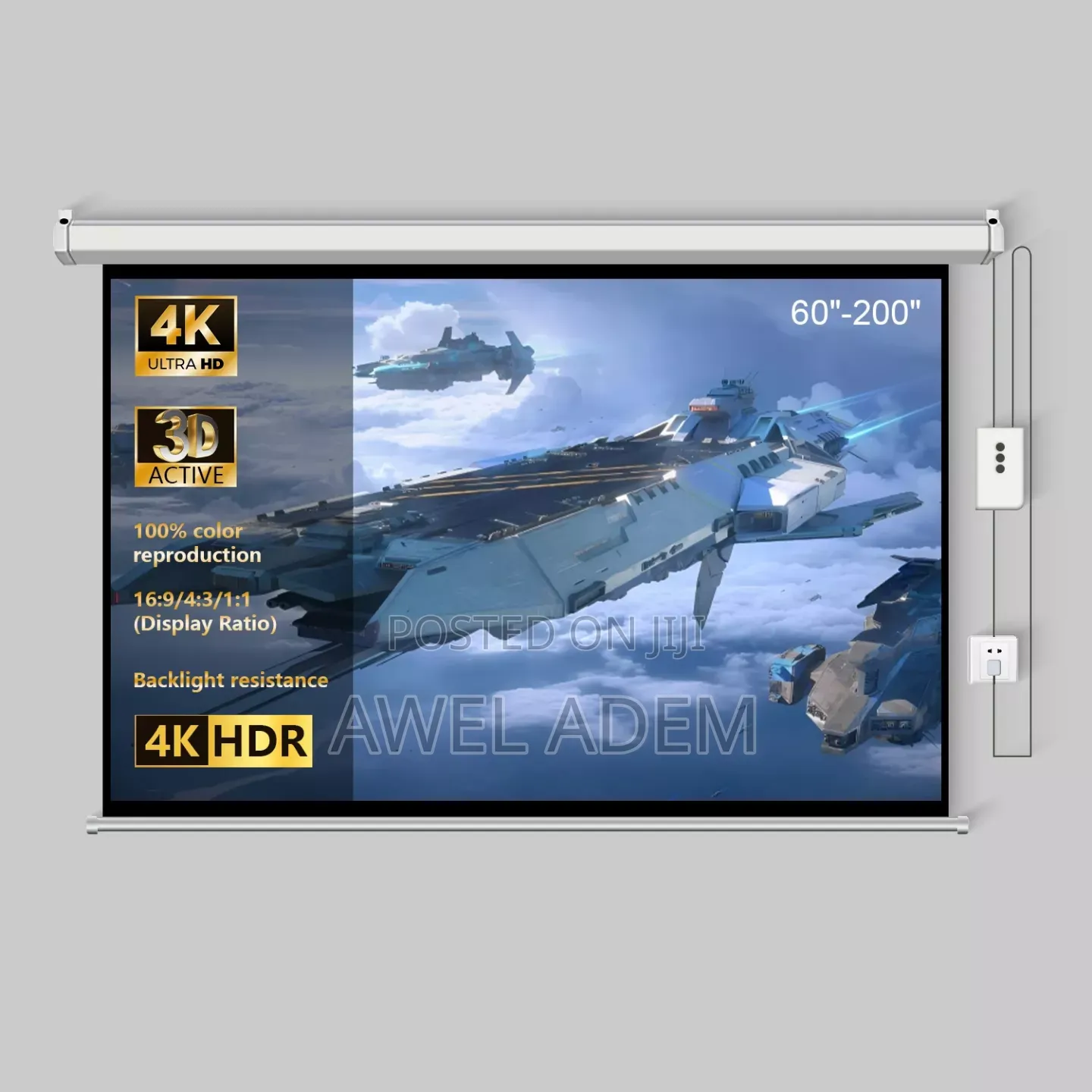 Motorized Projector Screen
