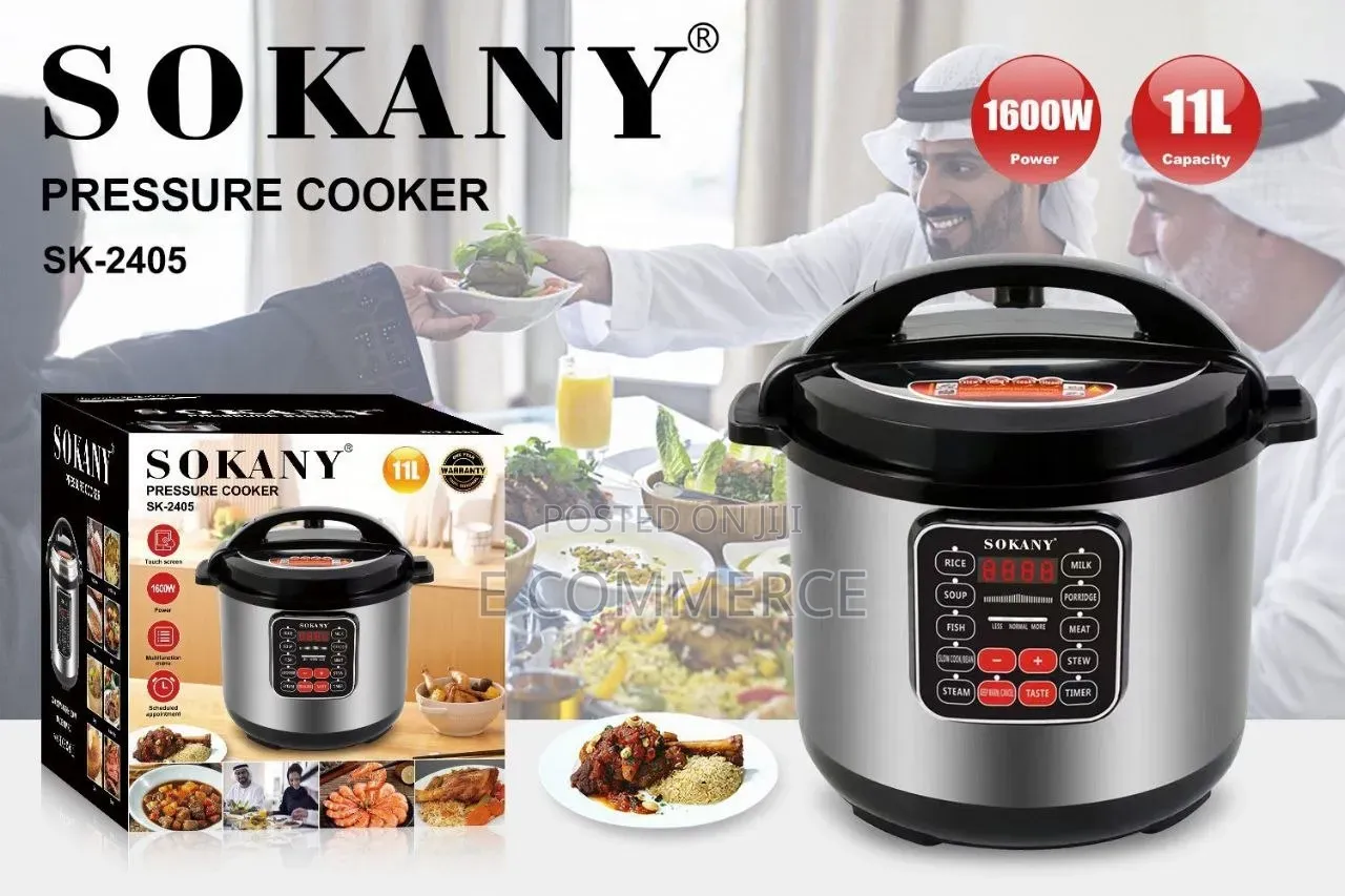 Sokany 11 L 1600 W Electric Pressure Cooker