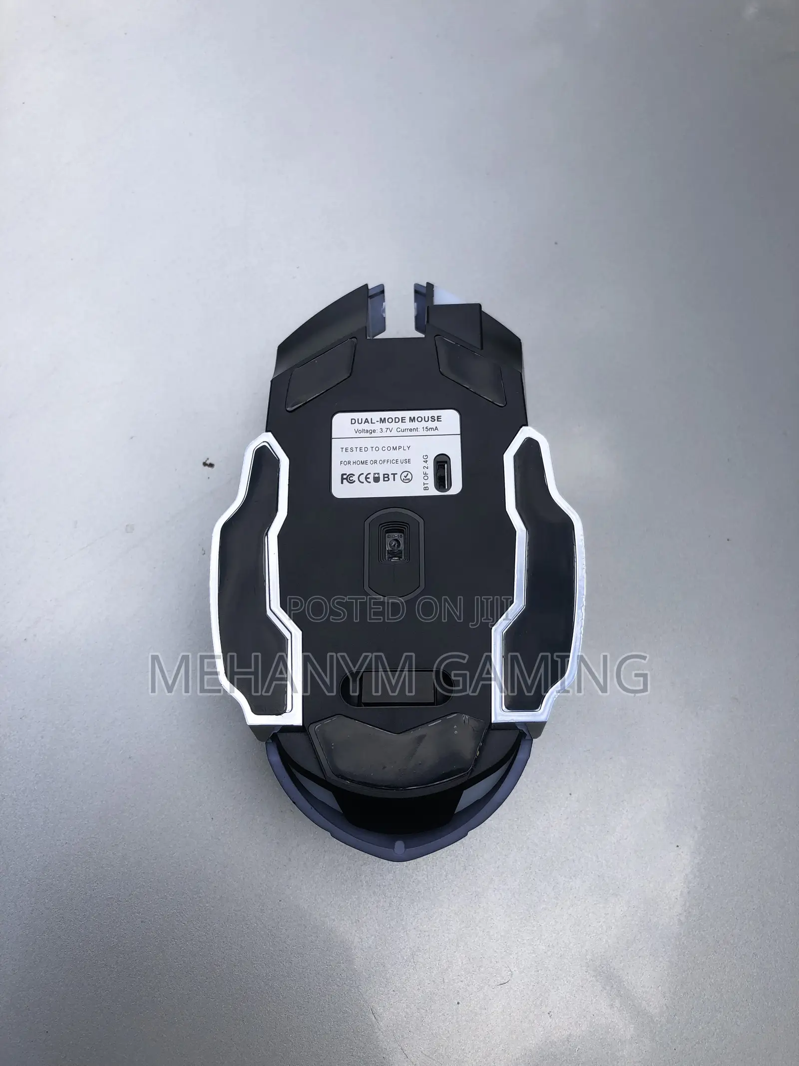 Wireless Gaming Mouse- Silent Click- Bluetooth and 2.4ghz-RGB Lights