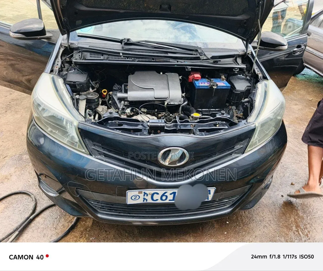 Toyota Yaris 2012 Black