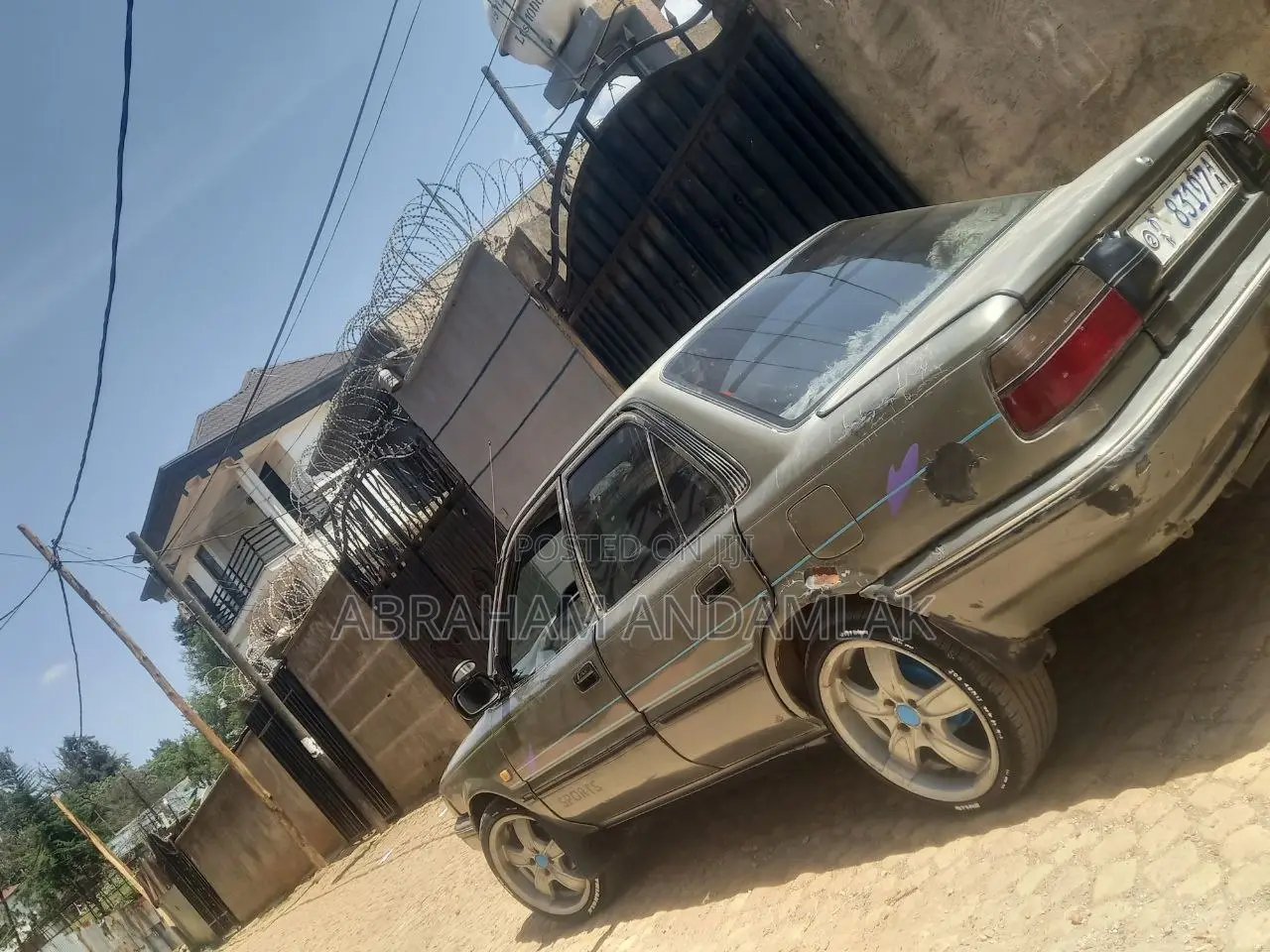 Toyota Corolla Sedan 1990 Gray