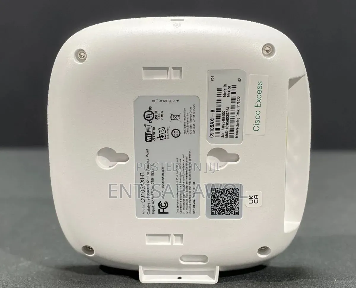 Cisco Catalyst C9105axi-B Wi-Fi 6 Wireless Dual-Band Access Point