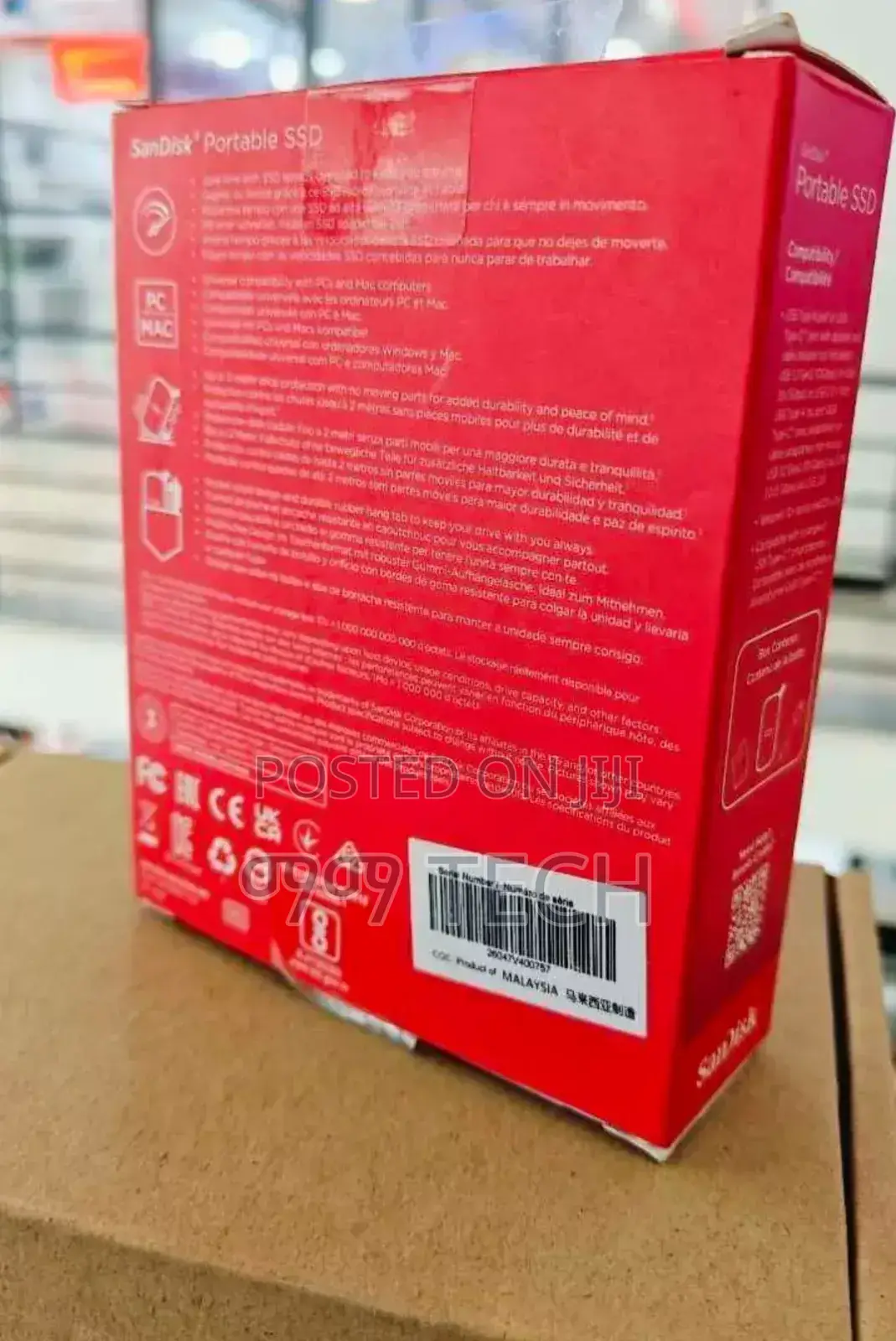 SSD 1tb Sandisk Portable