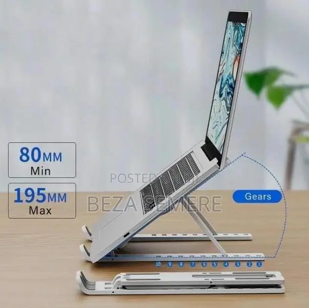 [ Laptop the Pc Stand Is Adjustable in Height and Angle Up to Bg