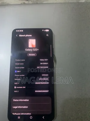 Samsung Galaxy S22+ 5G 256 GB Black