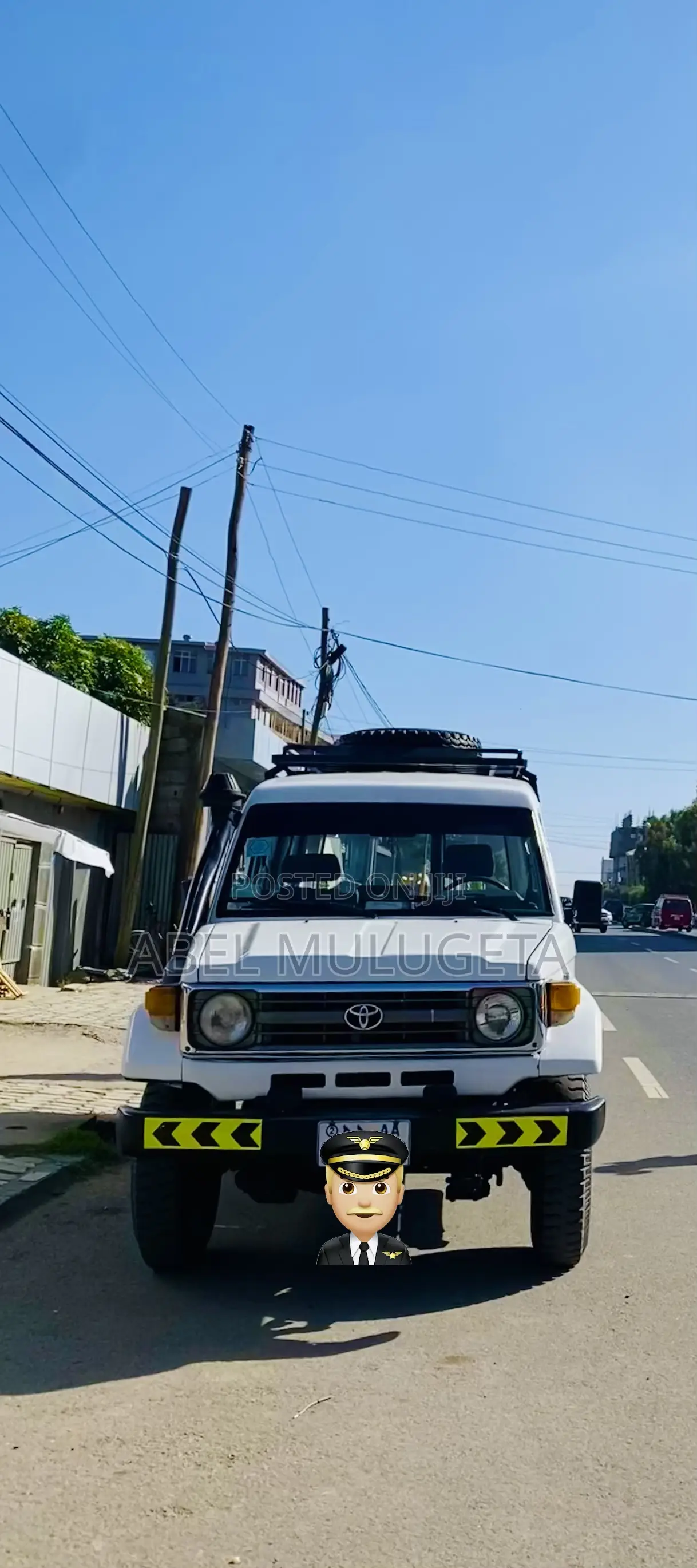 Toyota Land Cruiser 70 1995 White