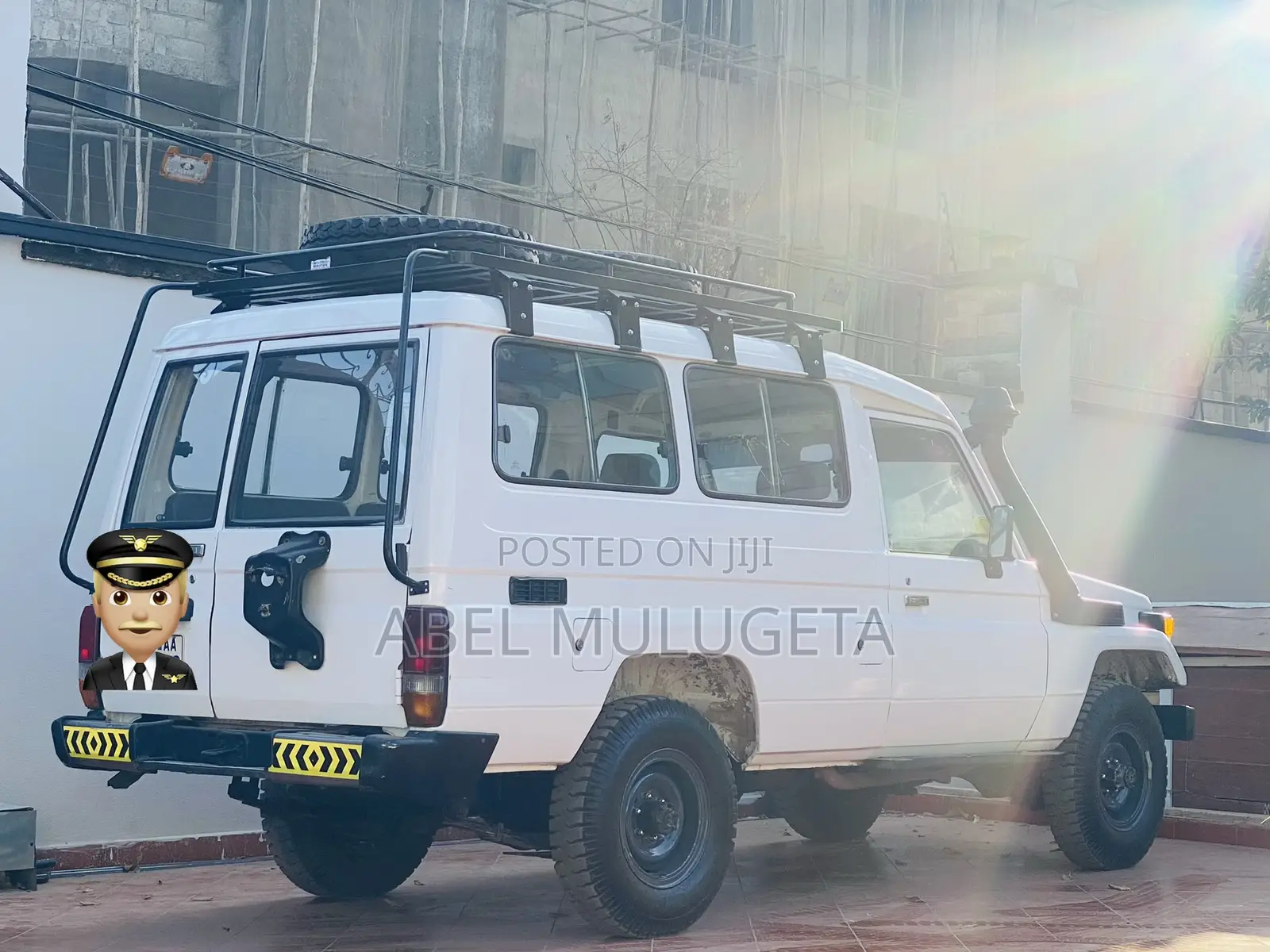 Toyota Land Cruiser 70 1995 White