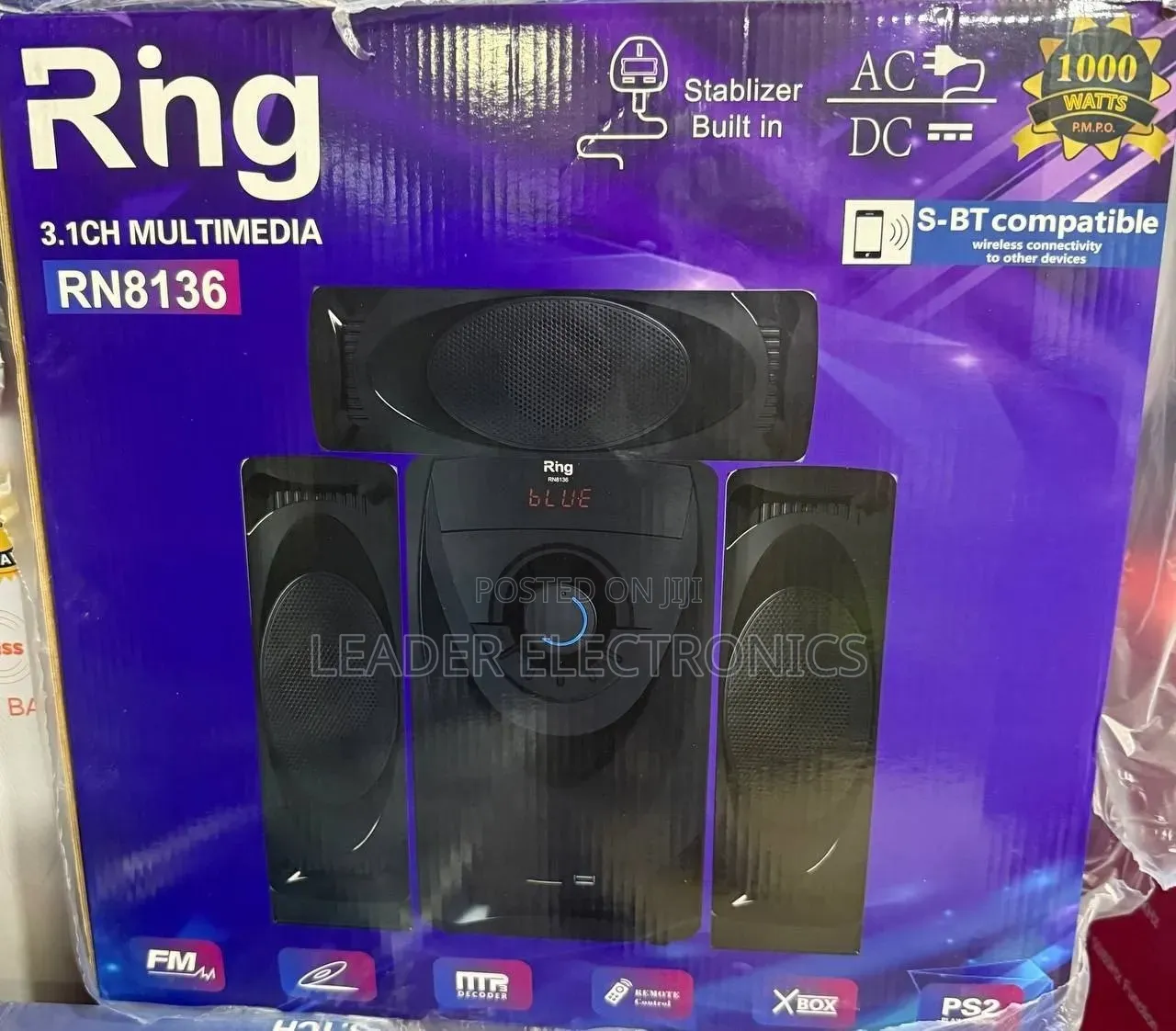 Ring 3.1ch Multimedia Speaker System Model 8136