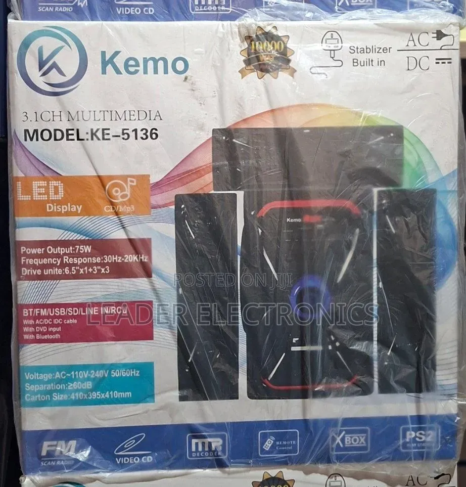 Kemo 3.1ch Multimedia Speaker System