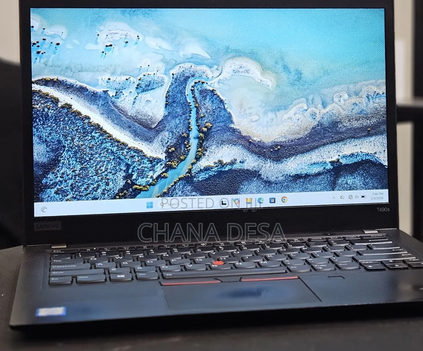 New Laptop Lenovo ThinkPad T490s 16GB Intel Core i5 SSD 512GB