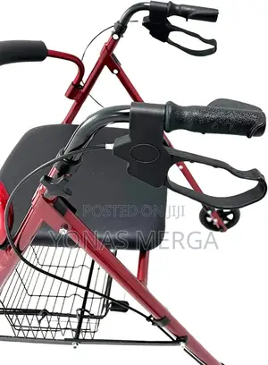 Bariatric Rollator Walker眸妘wide Seat and Handle Grips Adjustable