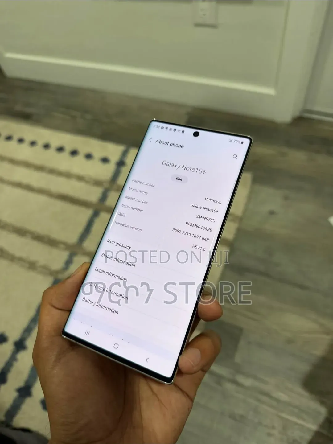 Samsung Galaxy Note 10 Plus 5G 256 GB White