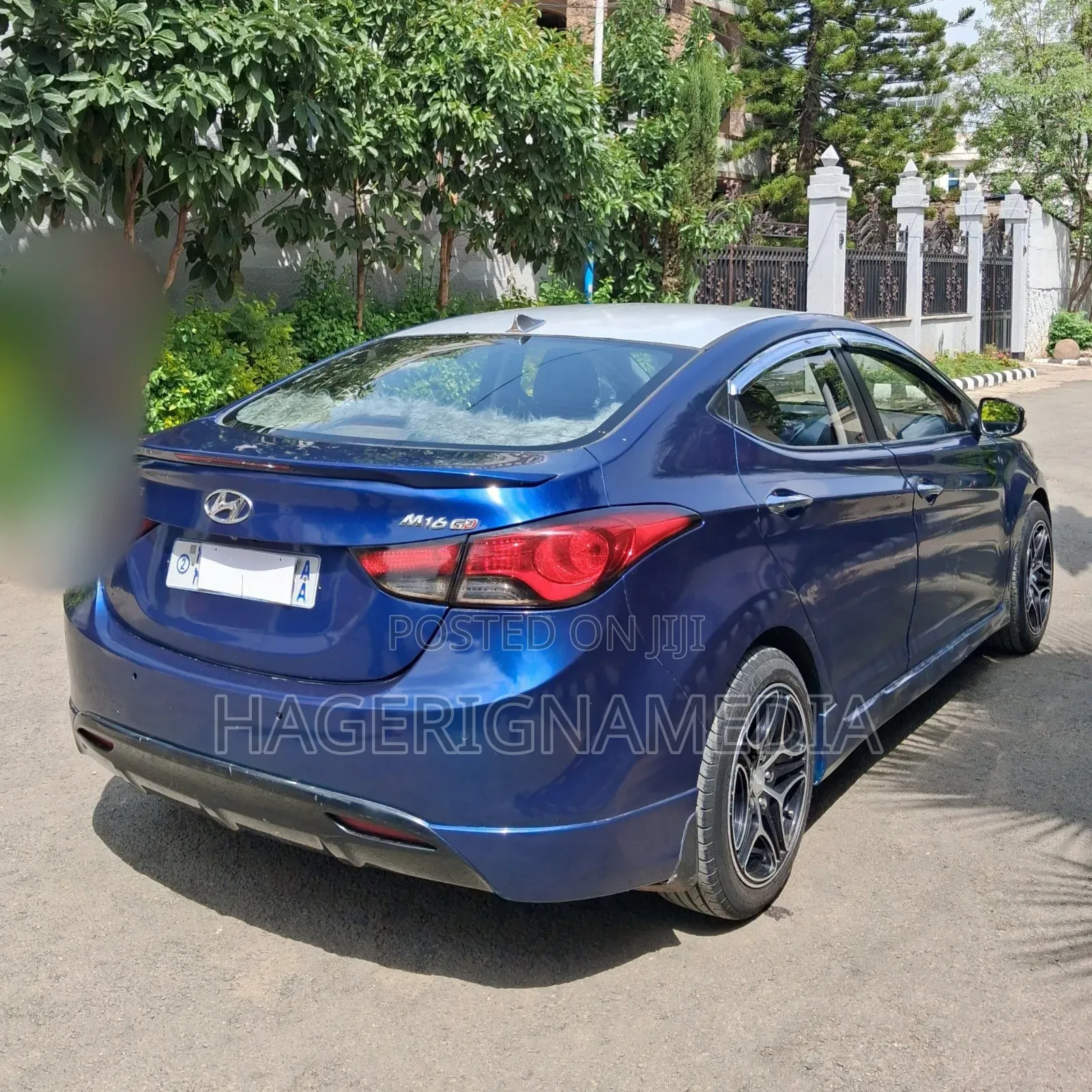 Hyundai Avante 2014 Blue