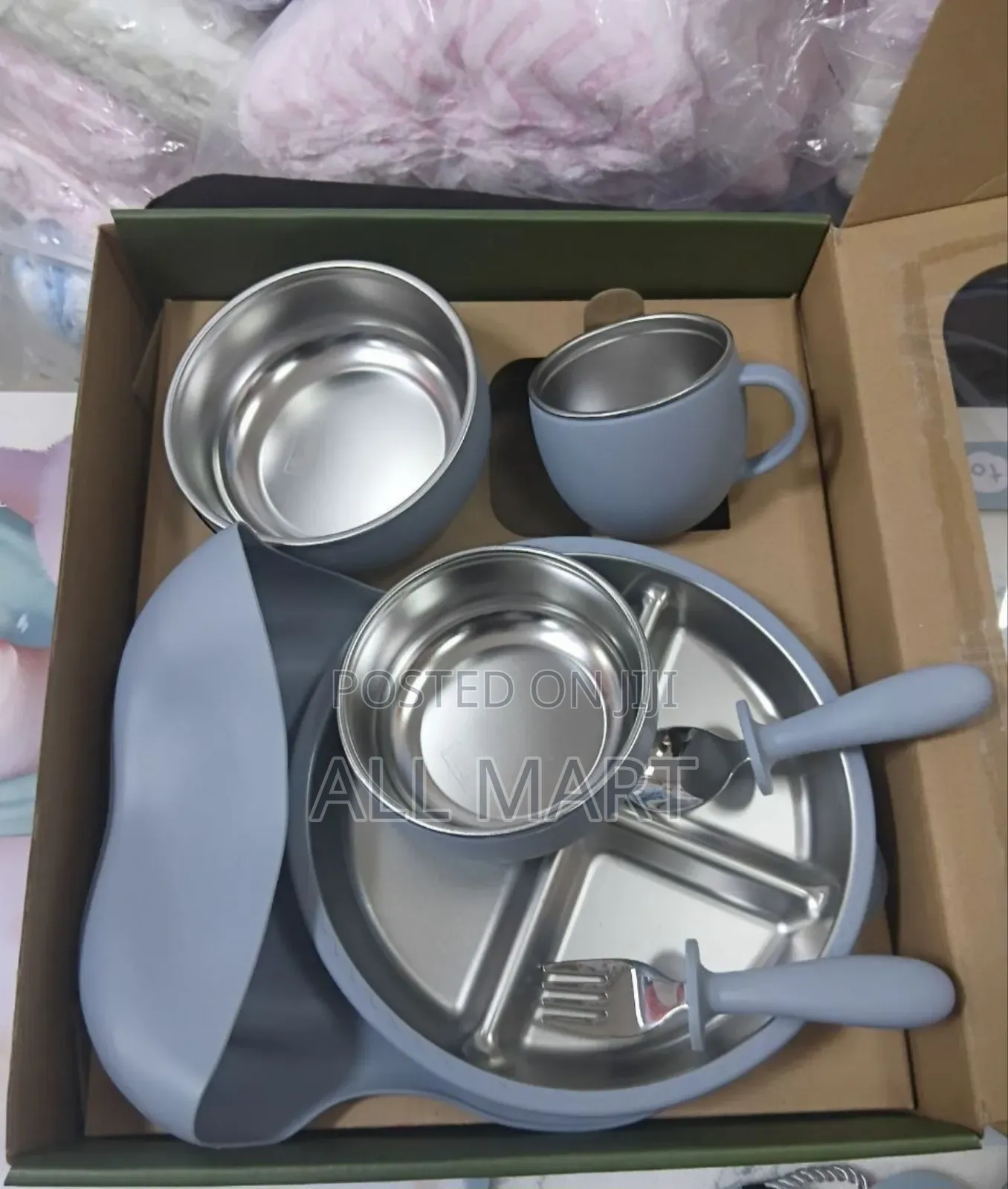 6-in-1 Premium Silicone Baby Feeding Set