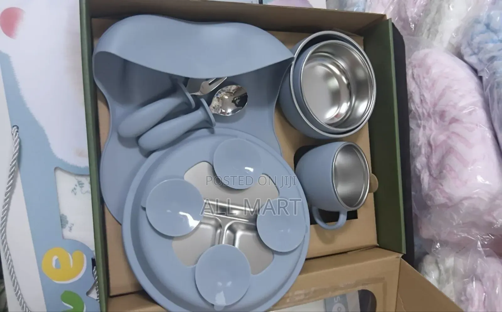 6-in-1 Premium Silicone Baby Feeding Set