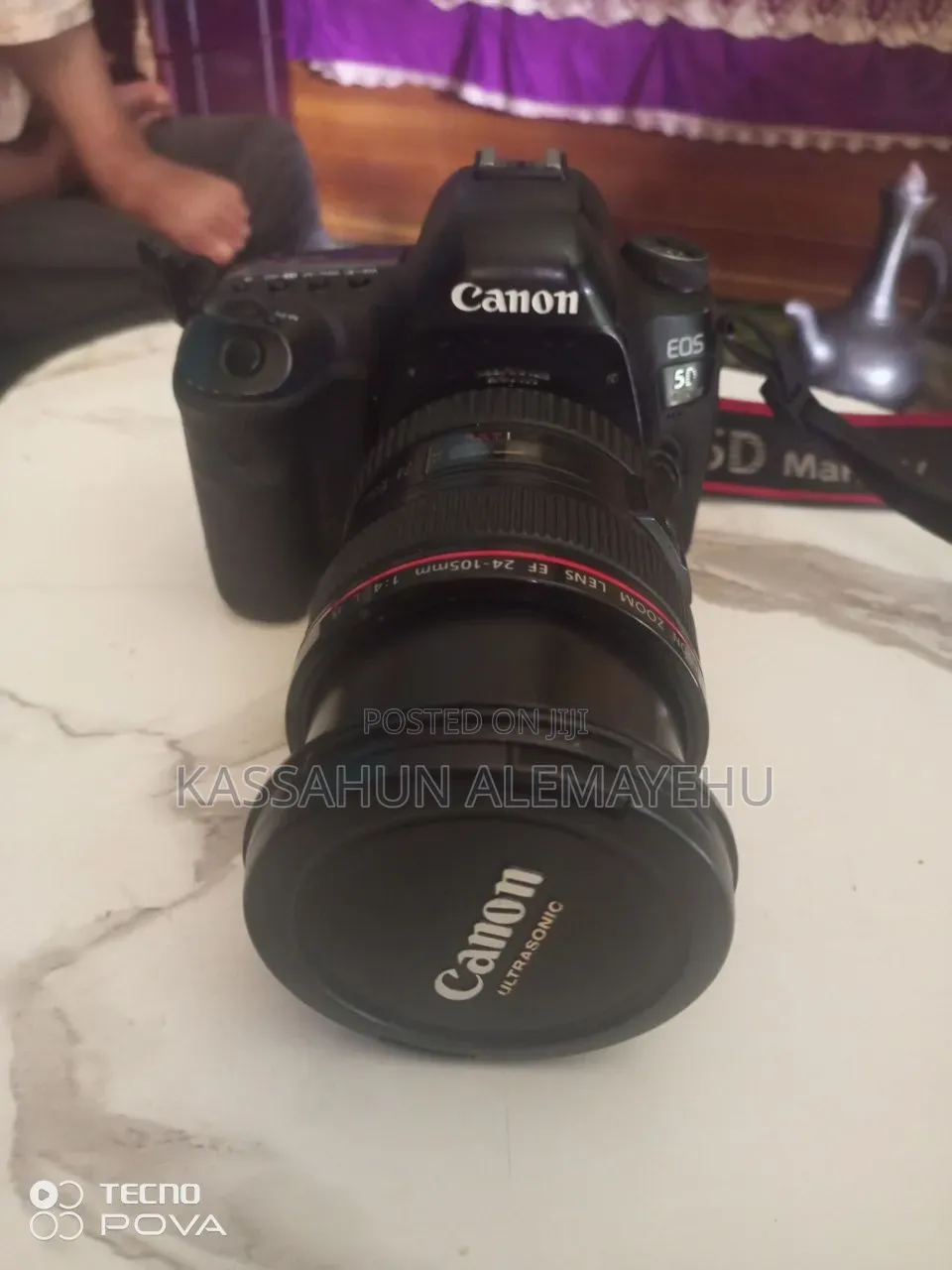 Canon Eos 5d Mark Iv 24- 105 Mm With Bag and Batteries