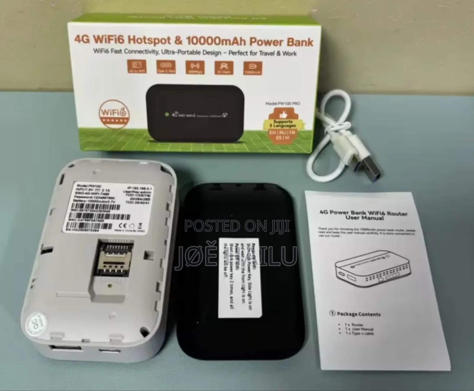 Wifi Router With Power Bank