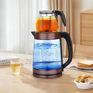 Mylongs 2-in-1 Electric Glass Kettle Tea Maker Set With Infuser