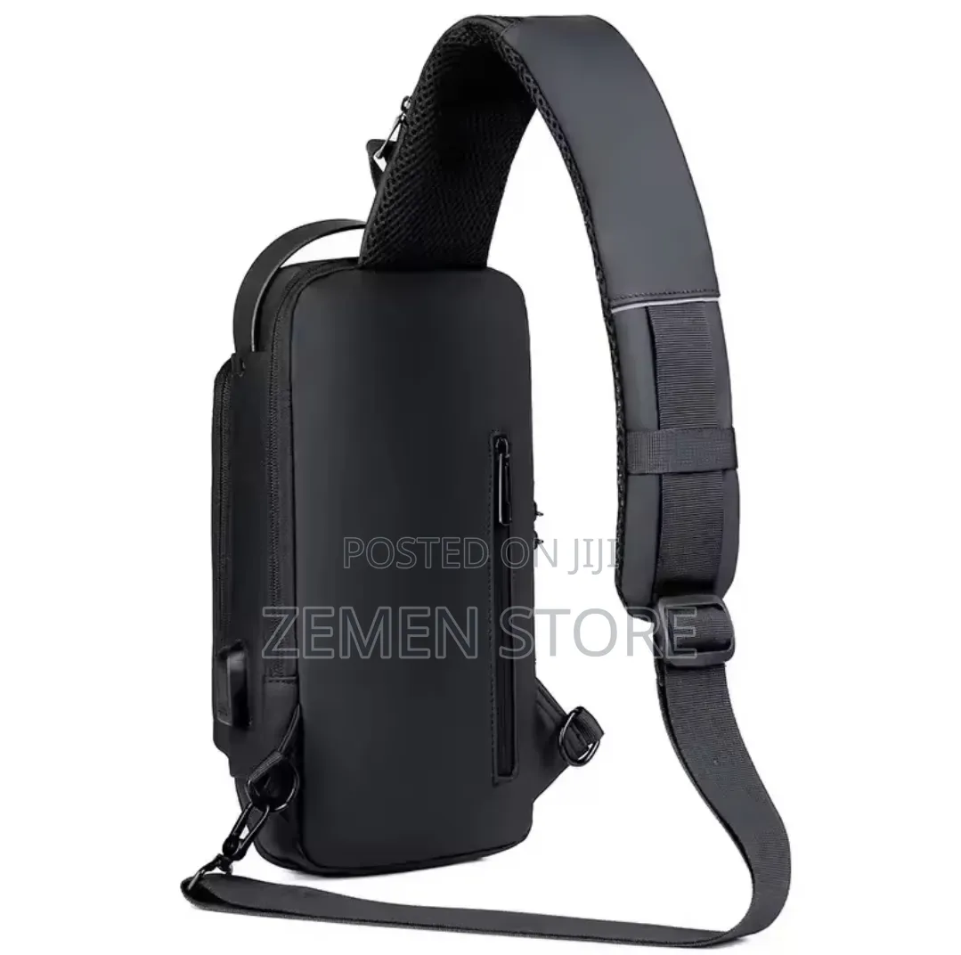 Anti-Theft Crossbody Sling Bag - Waterproof Usb Smart Chest Pack