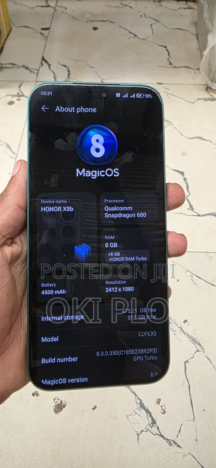 Honor X8b 512 GB Green
