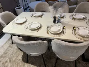 Dining Table Epoxy Made / 8 ወንድበሮች ያሉት