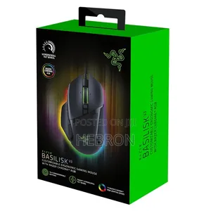 Razer Basilisk V3 - Wired Customisable Gaming Mouse Black