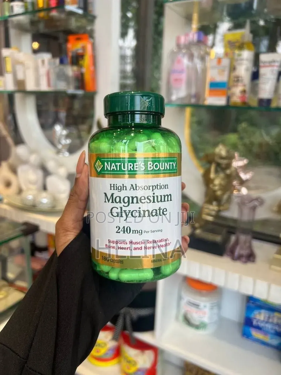 240mg 180 Capsules 2 Servings for 3 Months Magnesium Glycinate Fromus