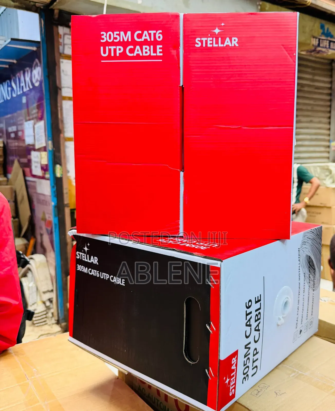 Cat6 Network Cable Original (Stellar Half Copper )