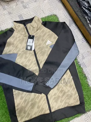 Adidas Men's Color-Blocked Active Tracksuit Set