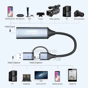  Hdmi to Usb 3.0 Type C Video Capture Card, for Live Streaming 