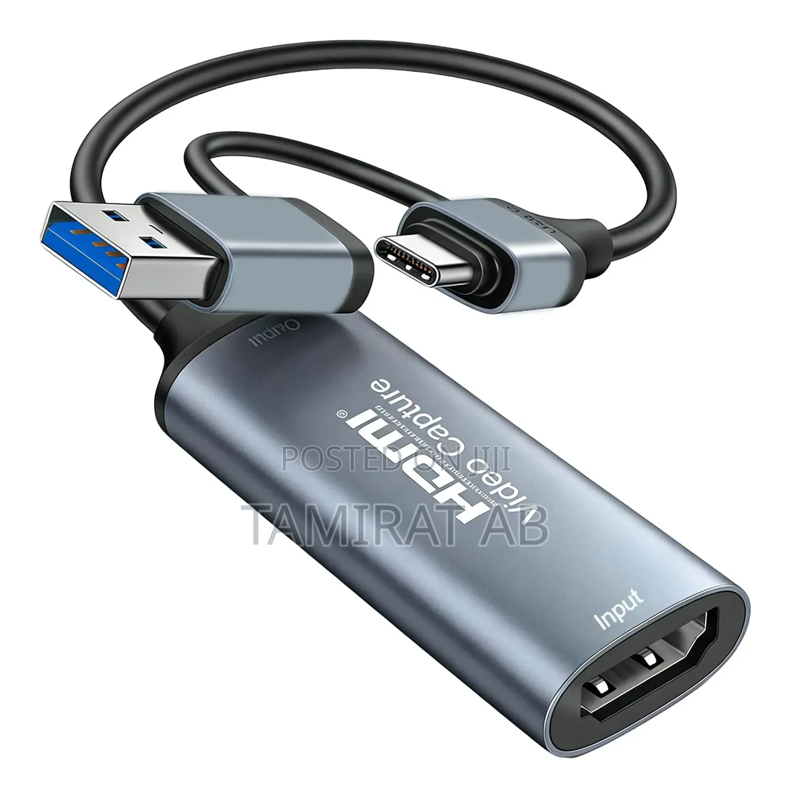  Hdmi to Usb 3.0 Type C Video Capture Card, for Live Streaming 