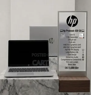 New Laptop HP ProBook 430 G8 8GB Intel Core i5 SSD 256GB