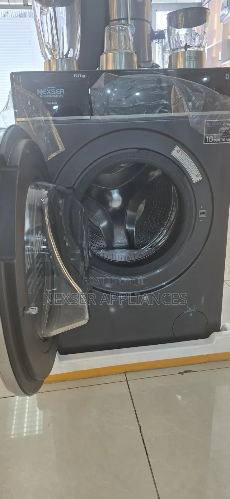 Nexser European Standard 8kg Digital Washing Machine